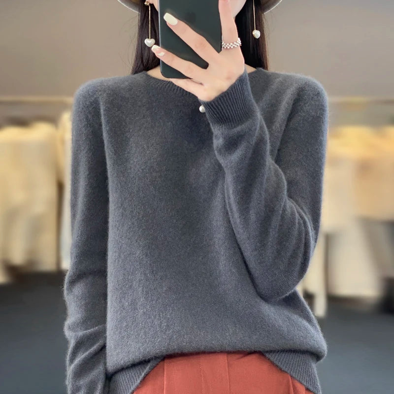 Zinnia | O-neck Fashion Sweater