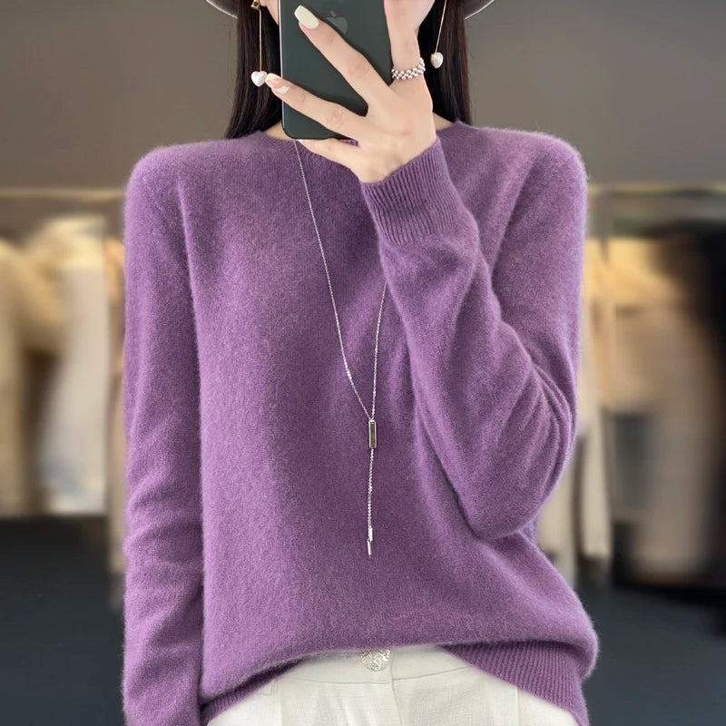 Zinnia | O-neck Fashion Sweater