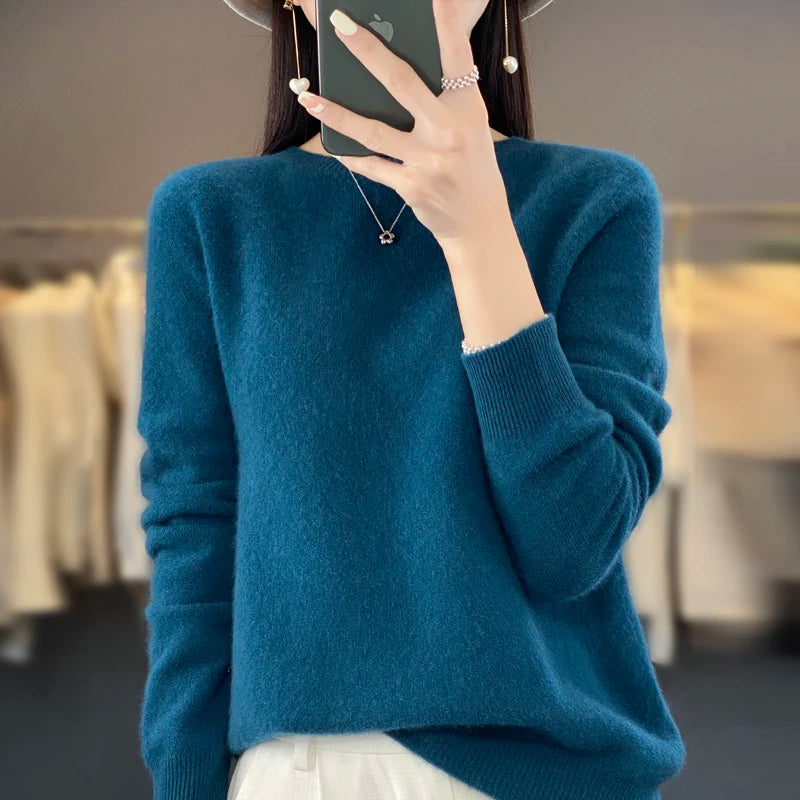 Zinnia | O-neck Fashion Sweater