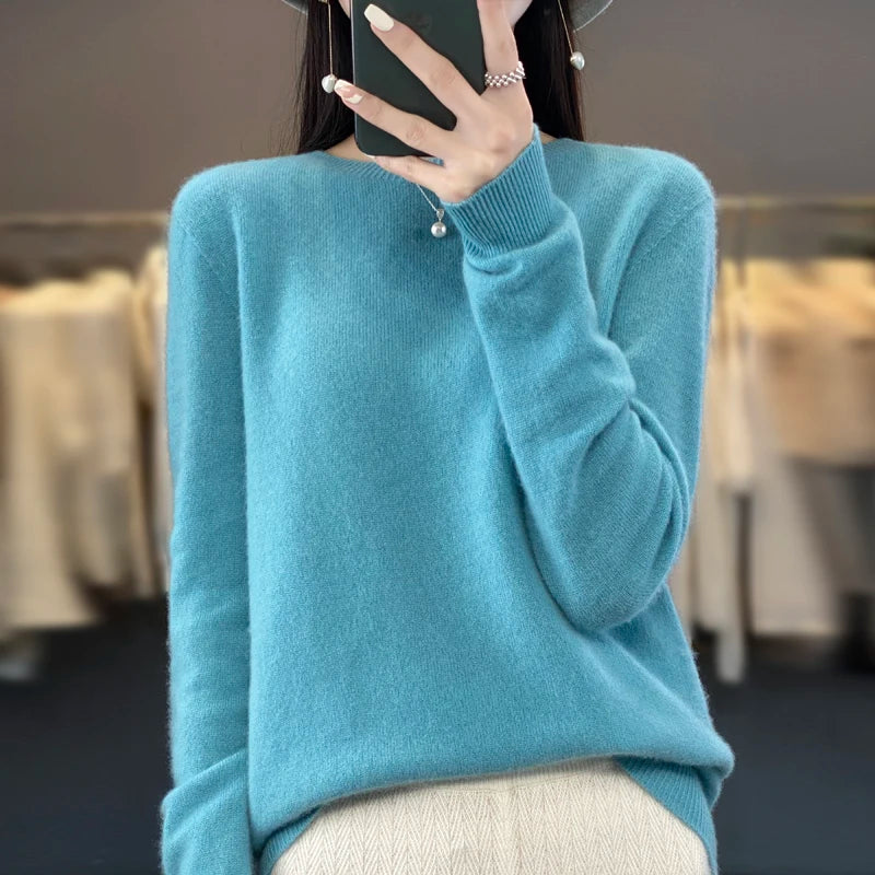Zinnia | O-neck Fashion Sweater