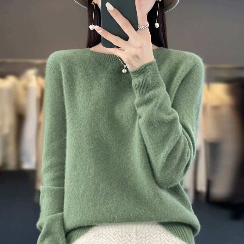 Zinnia | O-neck Fashion Sweater