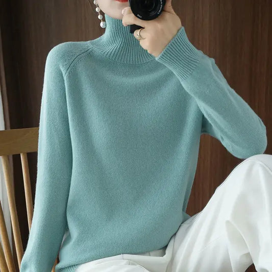 Zelda | Solid Turtleneck Sweater