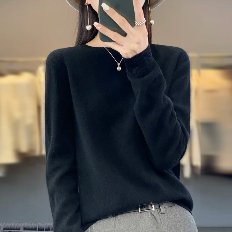 Zinnia | O-neck Fashion Sweater