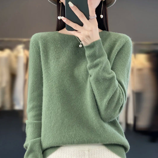 Zinnia | O-neck Fashion Sweater