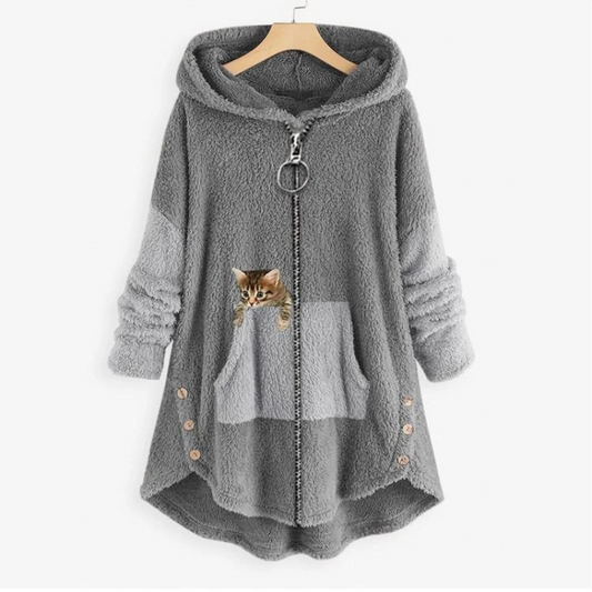 Agatha | Cozy Hooded Cardigan