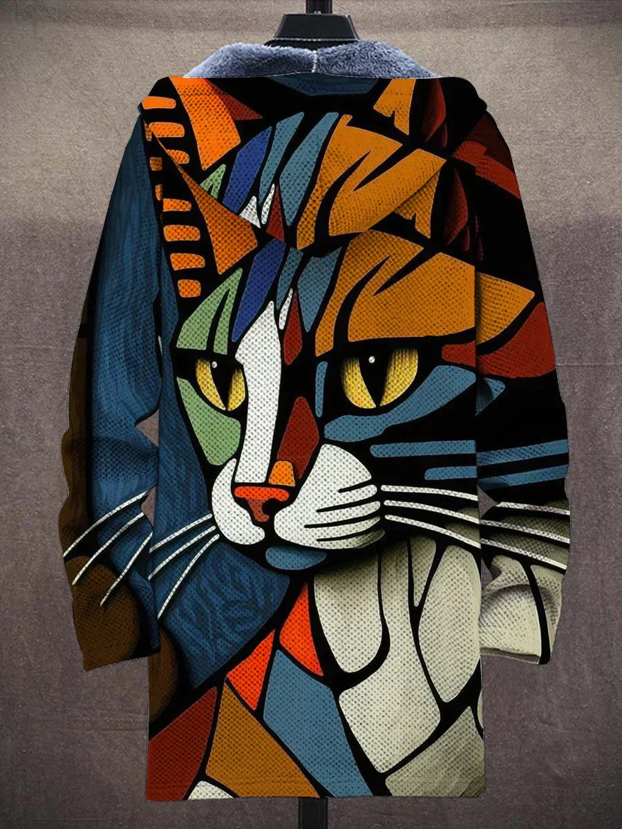 Floyd | Cat Pattern Warm Jacket